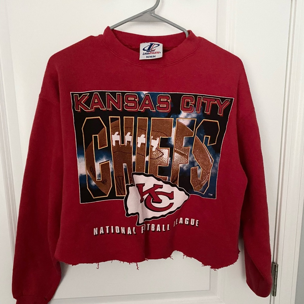 Cropped Kansas City Chiefs sweatshirt